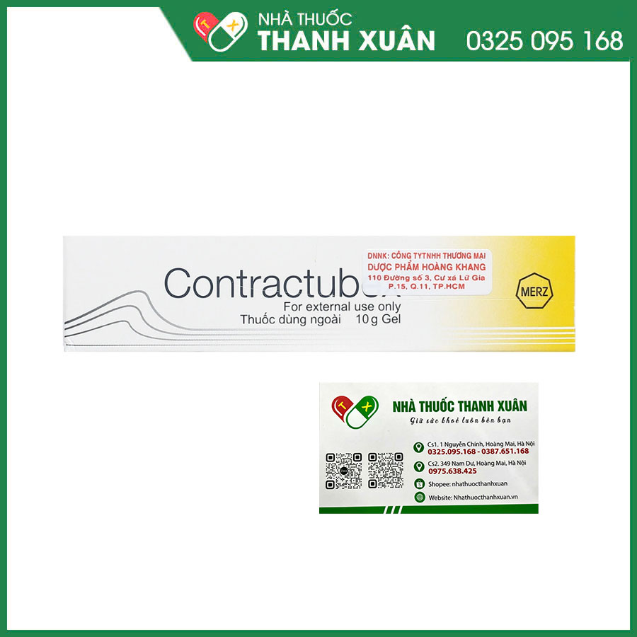 Contractubex gel bôi trị sẹo